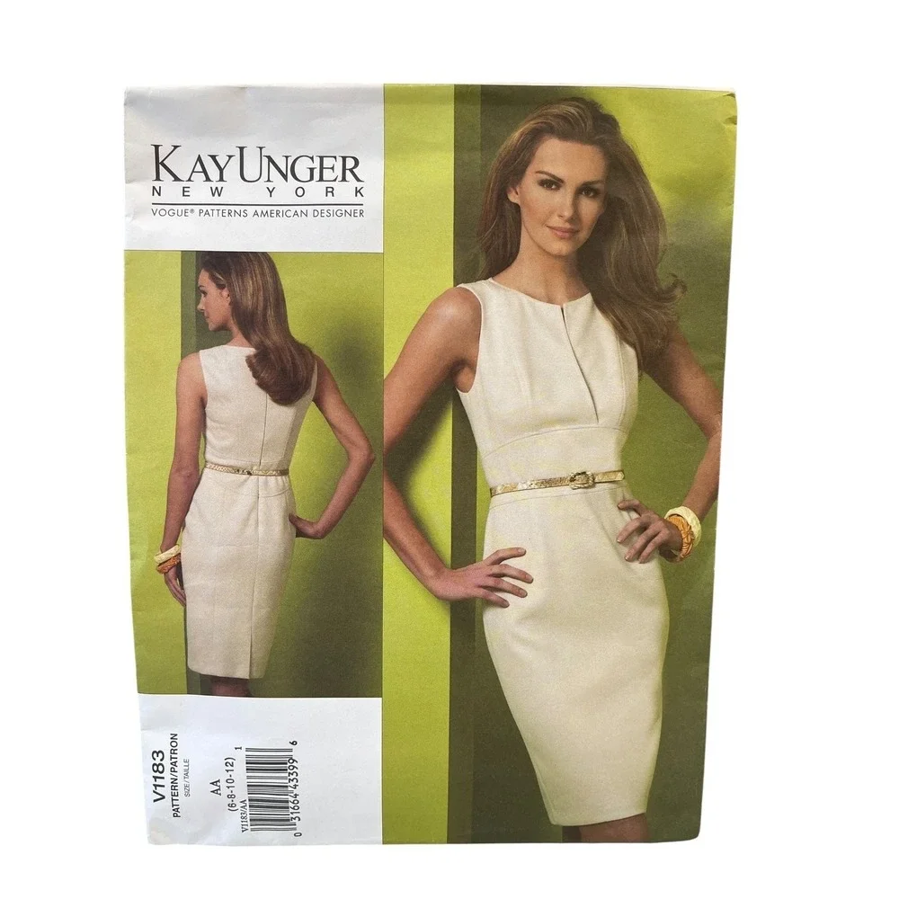 Kay Unger V1183 Misses Dress Sewing Pattern‎ Sizes 6-12 Classic